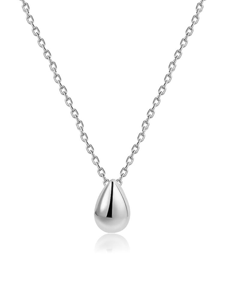 sterling silver drop necklace