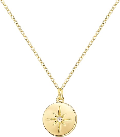 Star Signet Coin Necklace