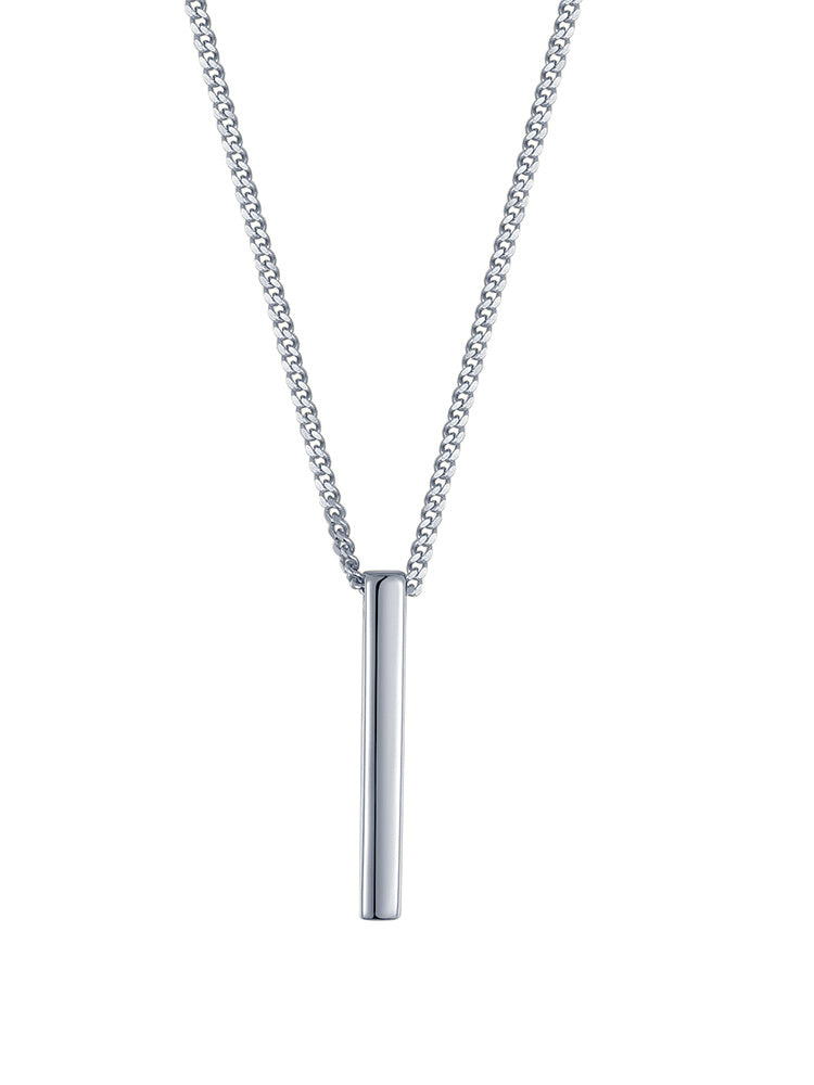 Bar Necklace Sterling Silver