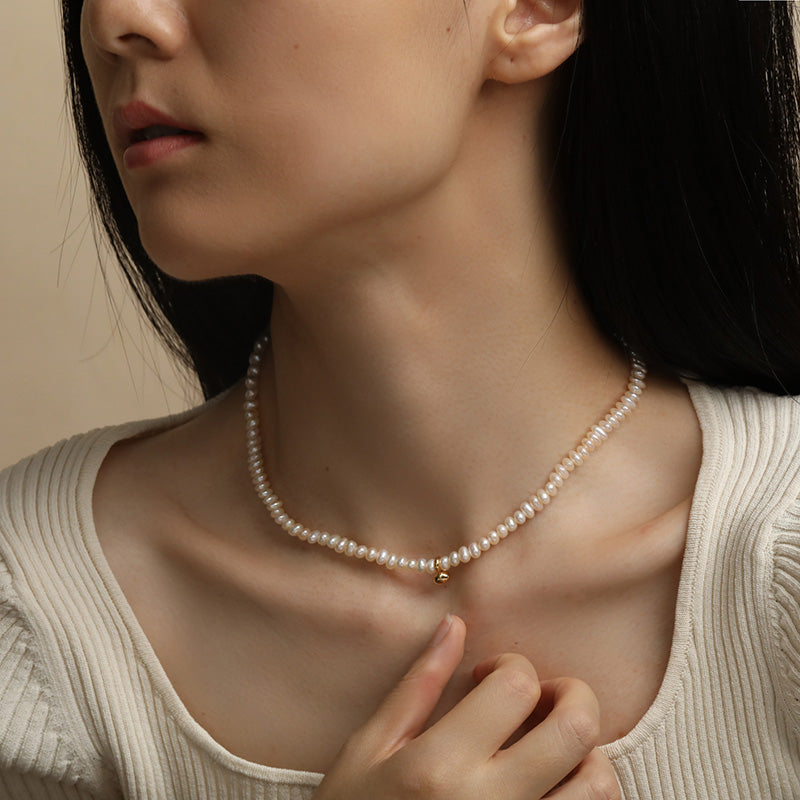 Vintage Tiny Baroque Pearls Choker