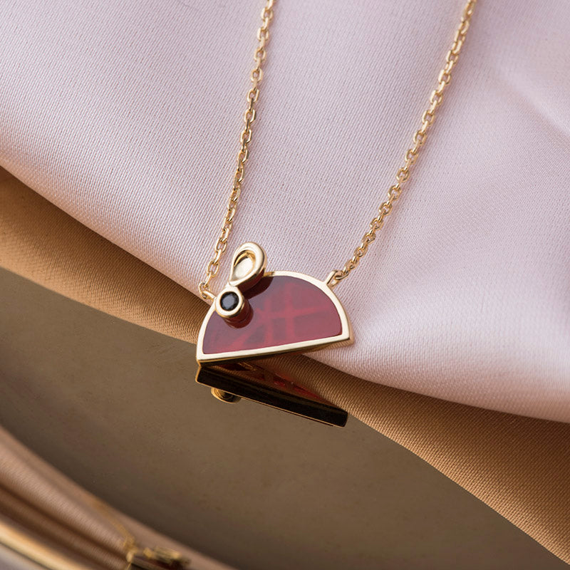 onyx mouse pendant necklace gift ideas