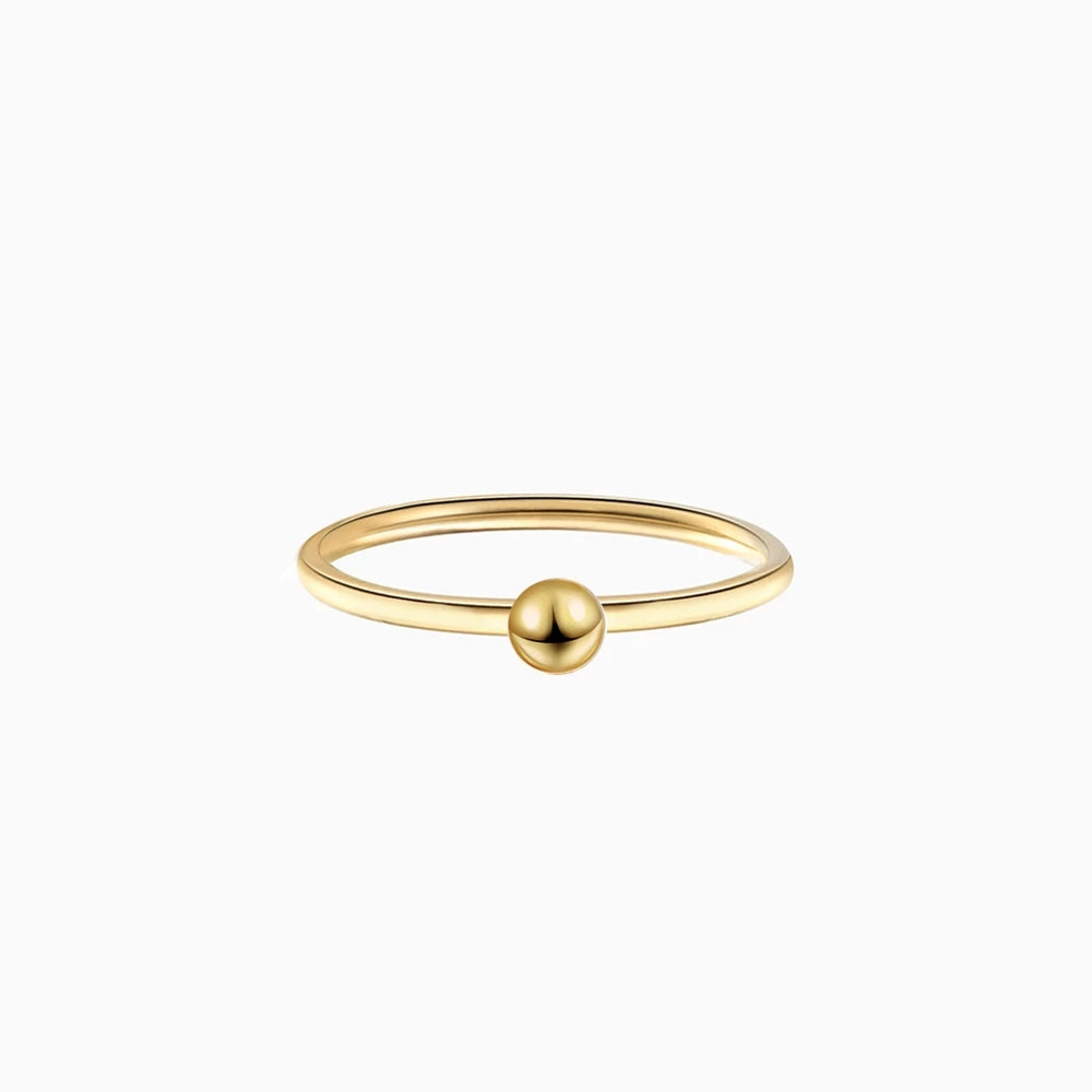 Tiny Ball Ring gold