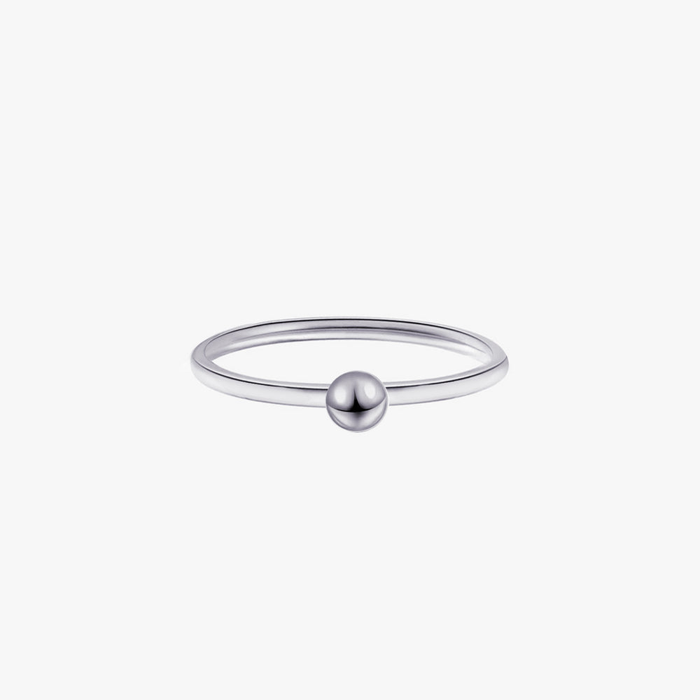 Tiny Ball Ring sterling silver